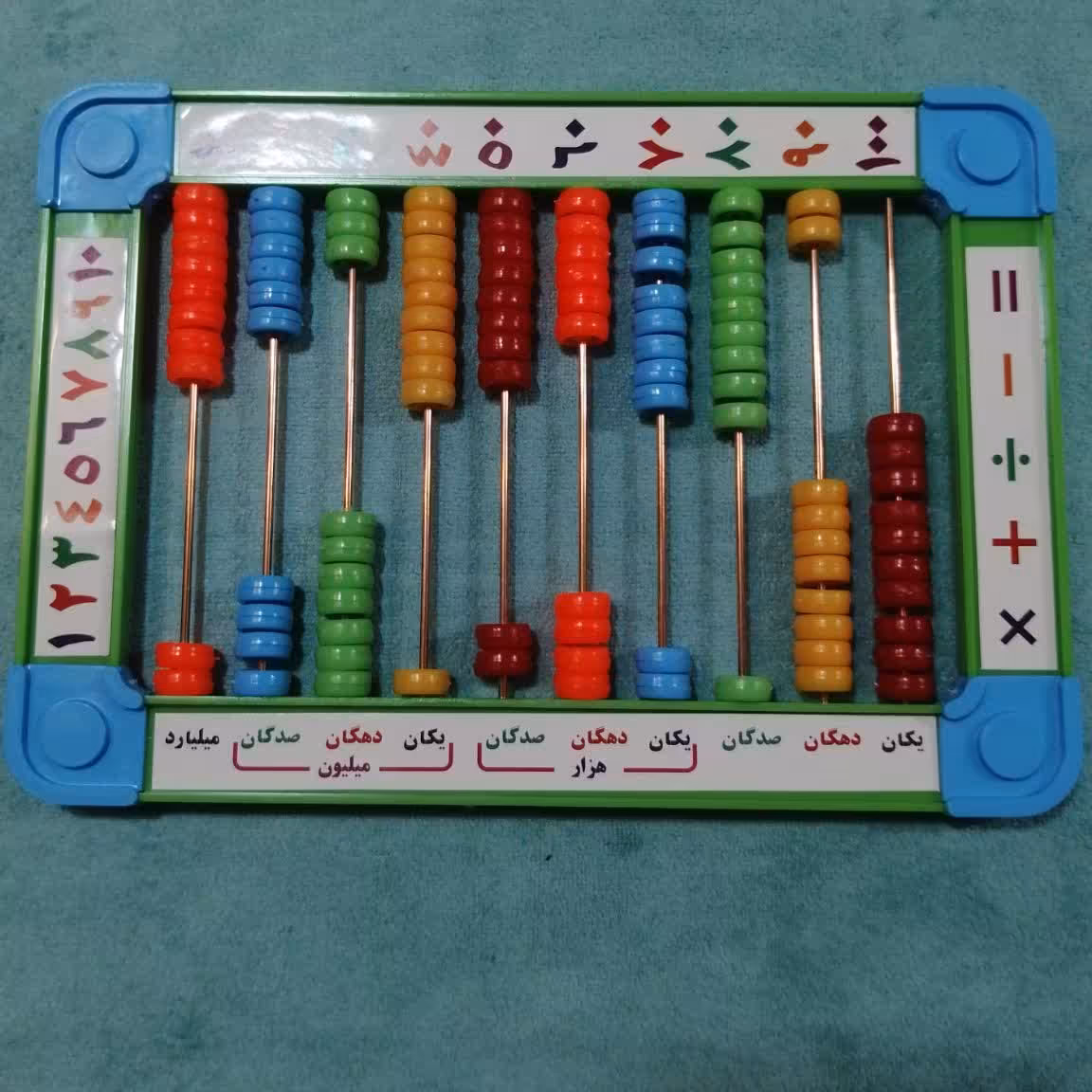 چرتکه آموزشی مناسب آموزش اعداد برای کودکان