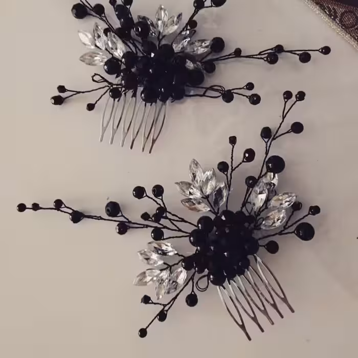 شونه مرواریدی مارکیز دار  ظریف 