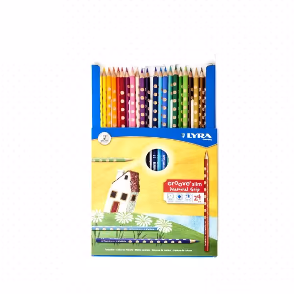 مدادرنگی لیرا مدل گروو اسلیم 24 رنگ