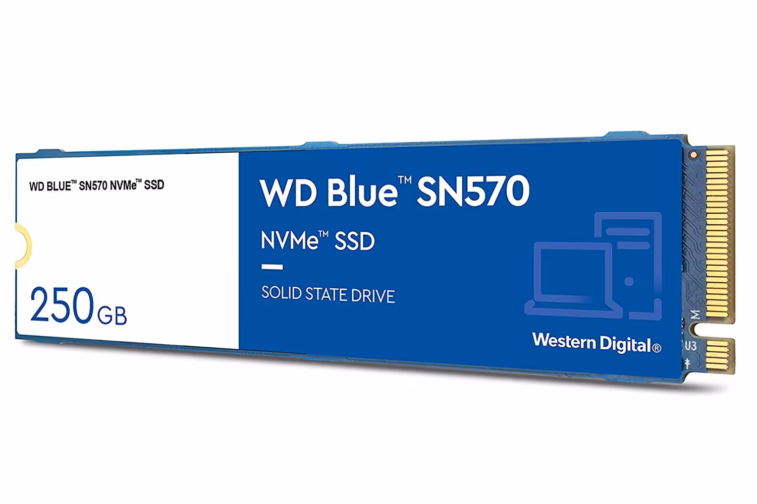 حافظه اس اس دی وسترن دیجیتال مدل Blue SN570 NVMe M.2 ظرفیت 250 گیگابایت