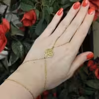 تمیمه تمام استیل گل رز