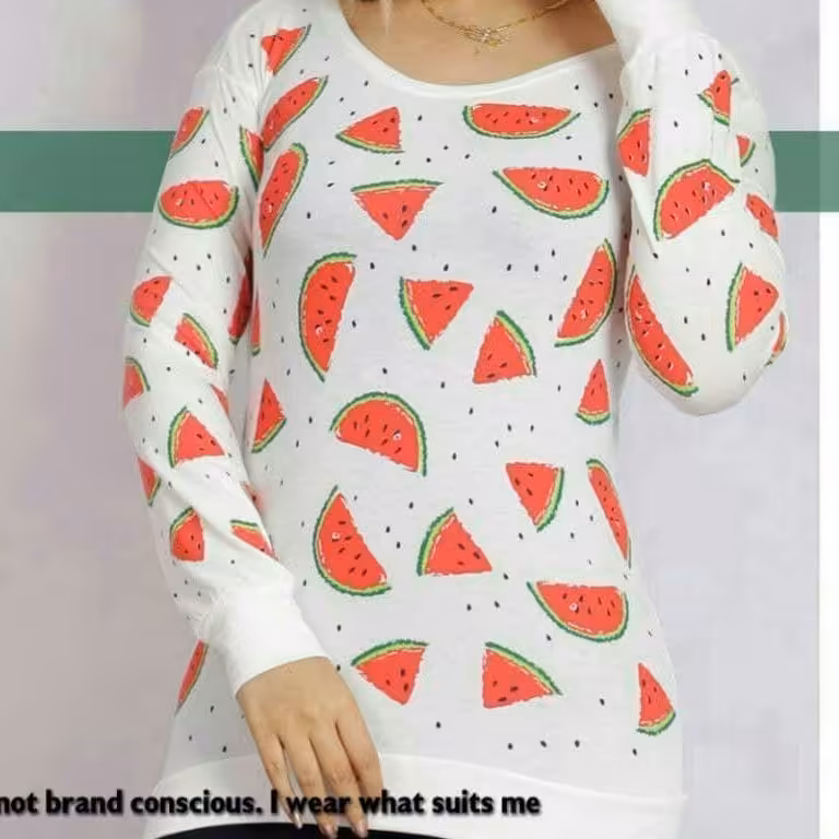 بلوز طرح هندوانه