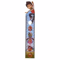 خط کش چوبی 15 سانتی متری طرح سگ های نگهبان چند رنگ