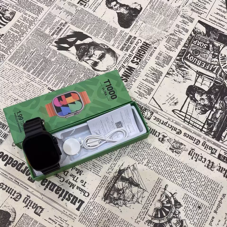 ساعت هوشمند اپل واچ اولترا امکانات کامل قیمت اقتصادی کیفیت بسیار خوب مدل T1000 