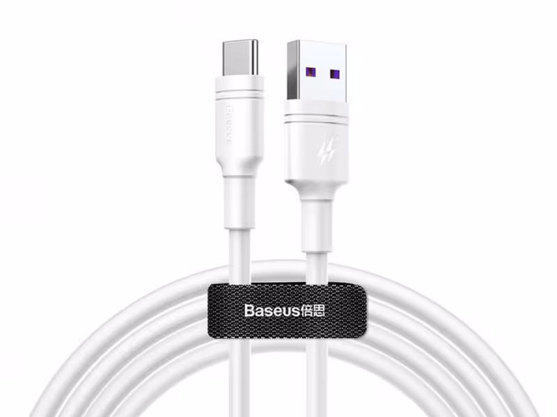 کابل تایپ سی بیسوس مخصوص گوشی های هواوی Baseus Double Ring Quick Cable For Huawei 1m