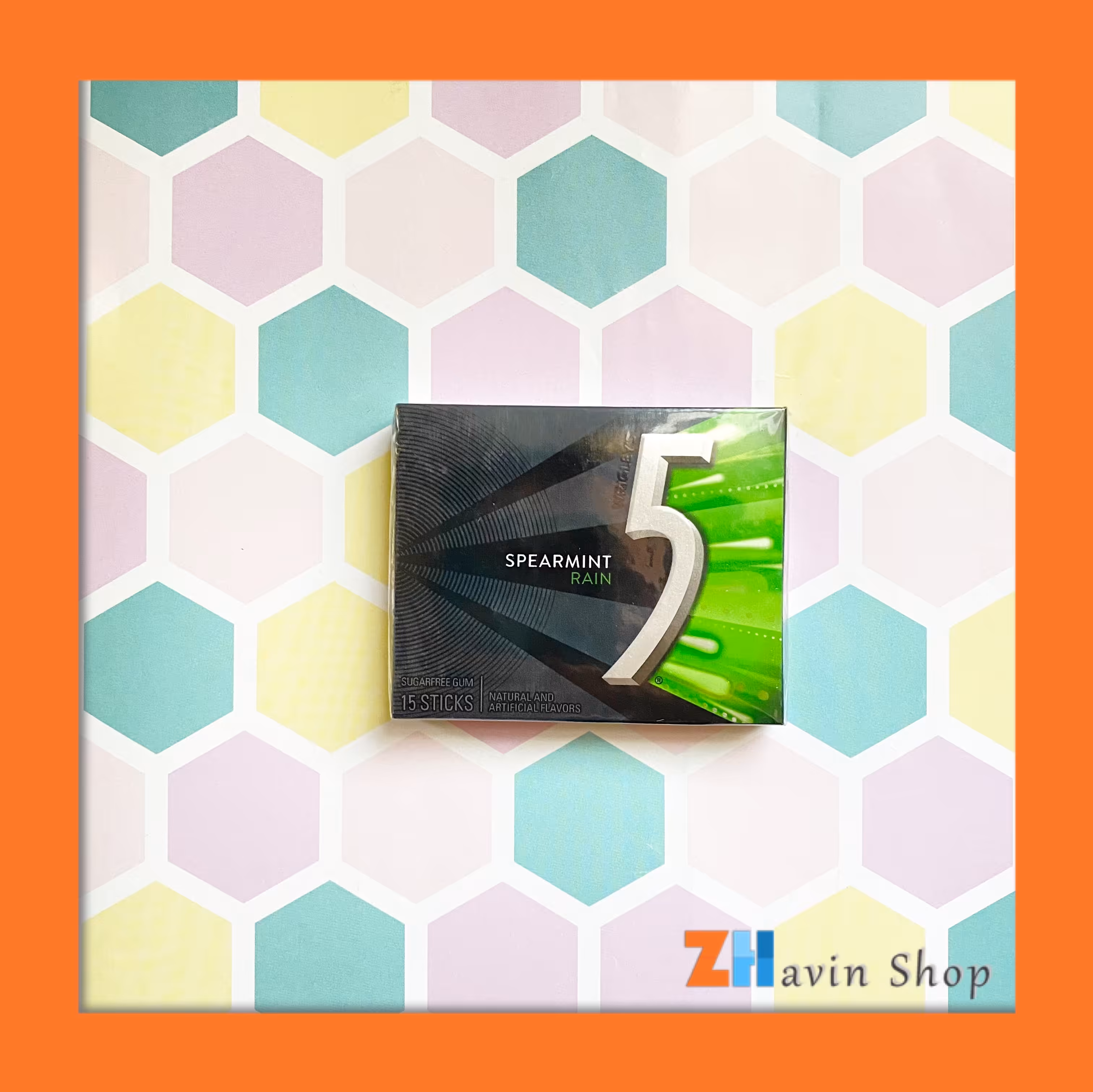 آدامس نعنا فایو بسته 15 عددی