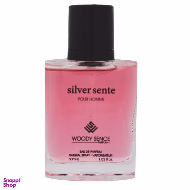 عطر جیبی مردانه وودی سنس مدل Silver Scent حجم 30 میلی‌لیتر