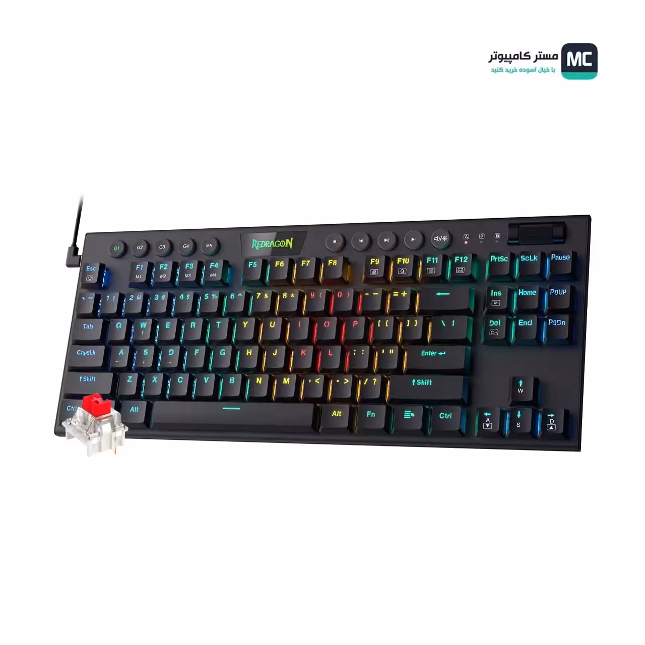 قیمت و خرید کیبورد ردراگون Horus TKL K622 RGB