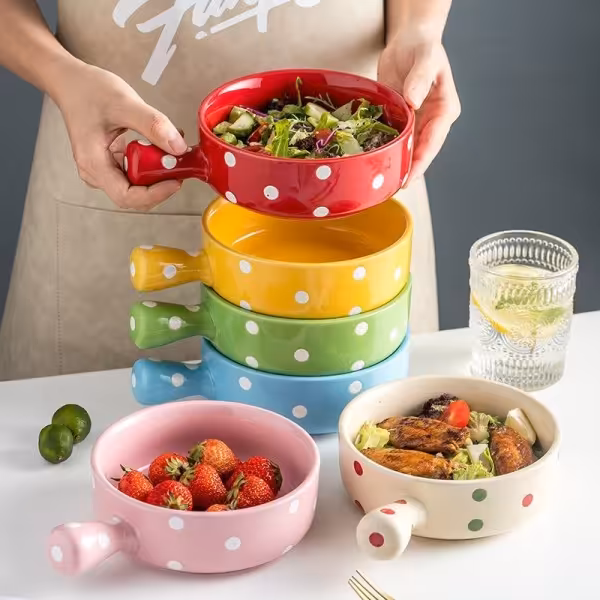 تابه تک سرامیکی رنگی