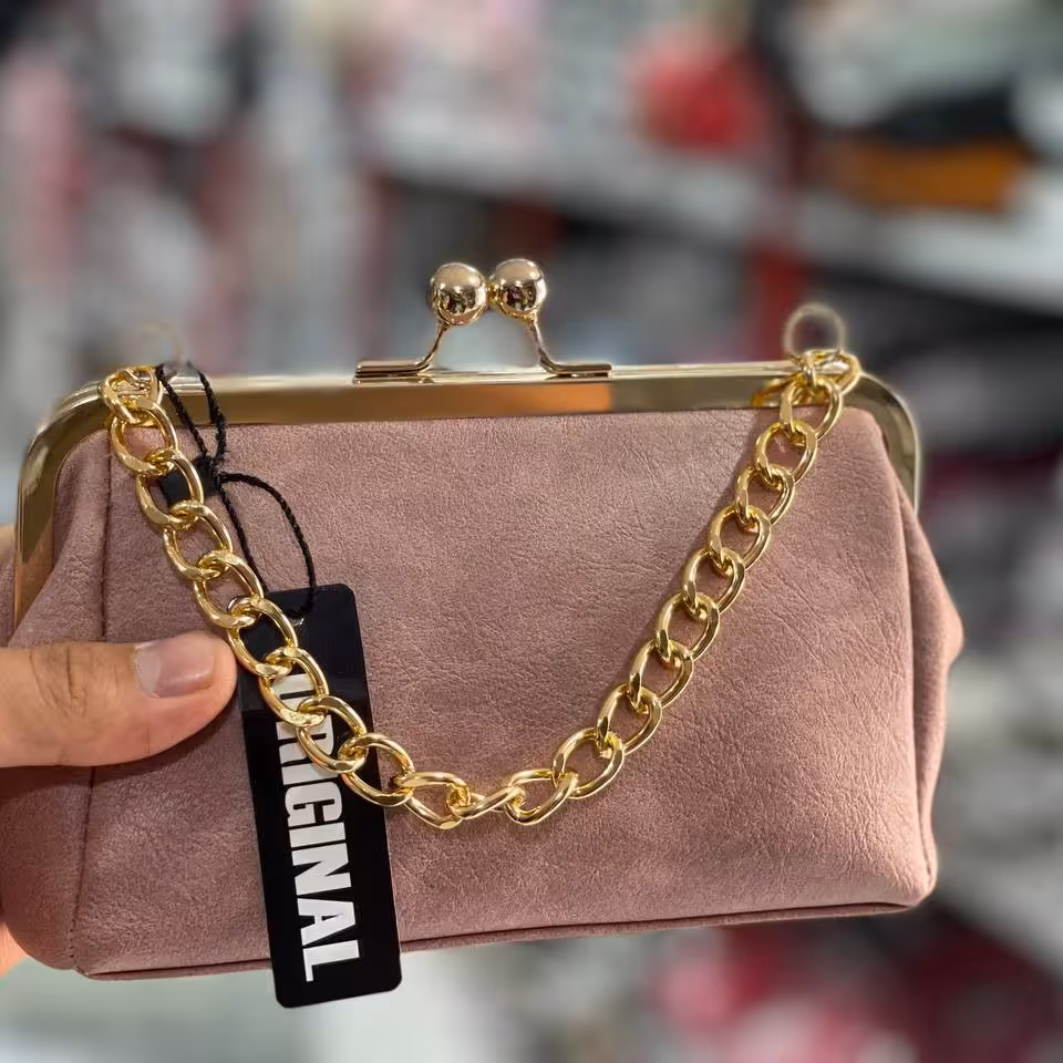 کیف مجلسی لبه طلایی 