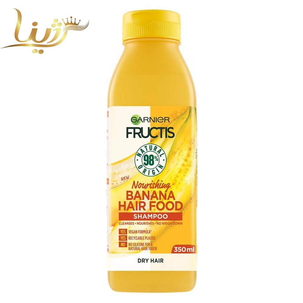 شامپو مغذی موز گارنیه هیر فود Garnier Nourishing Banana حجم 350 میلی لیتر
