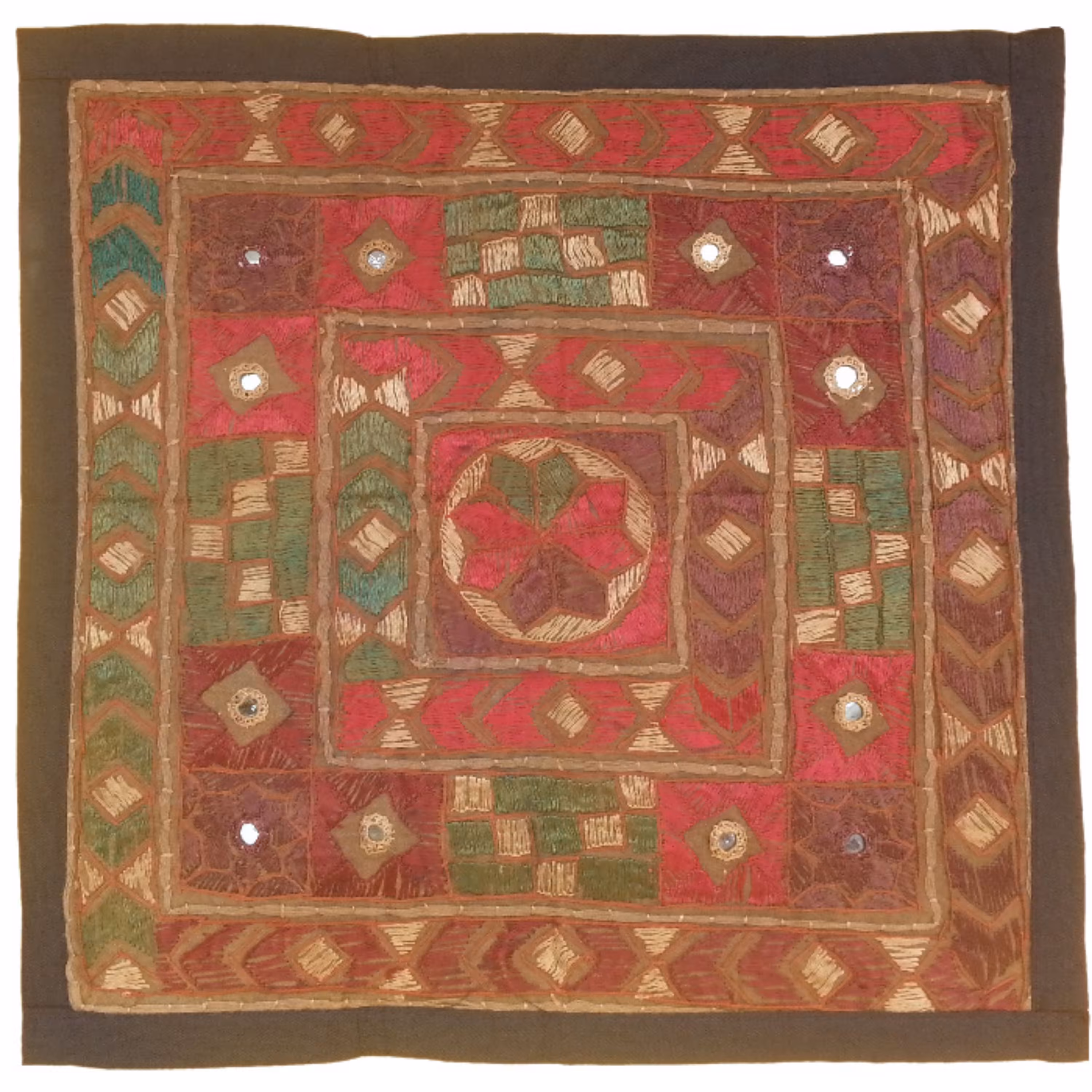 وسط میزی کوچک عسلی سوزن دوزی کد QUSOOZ53