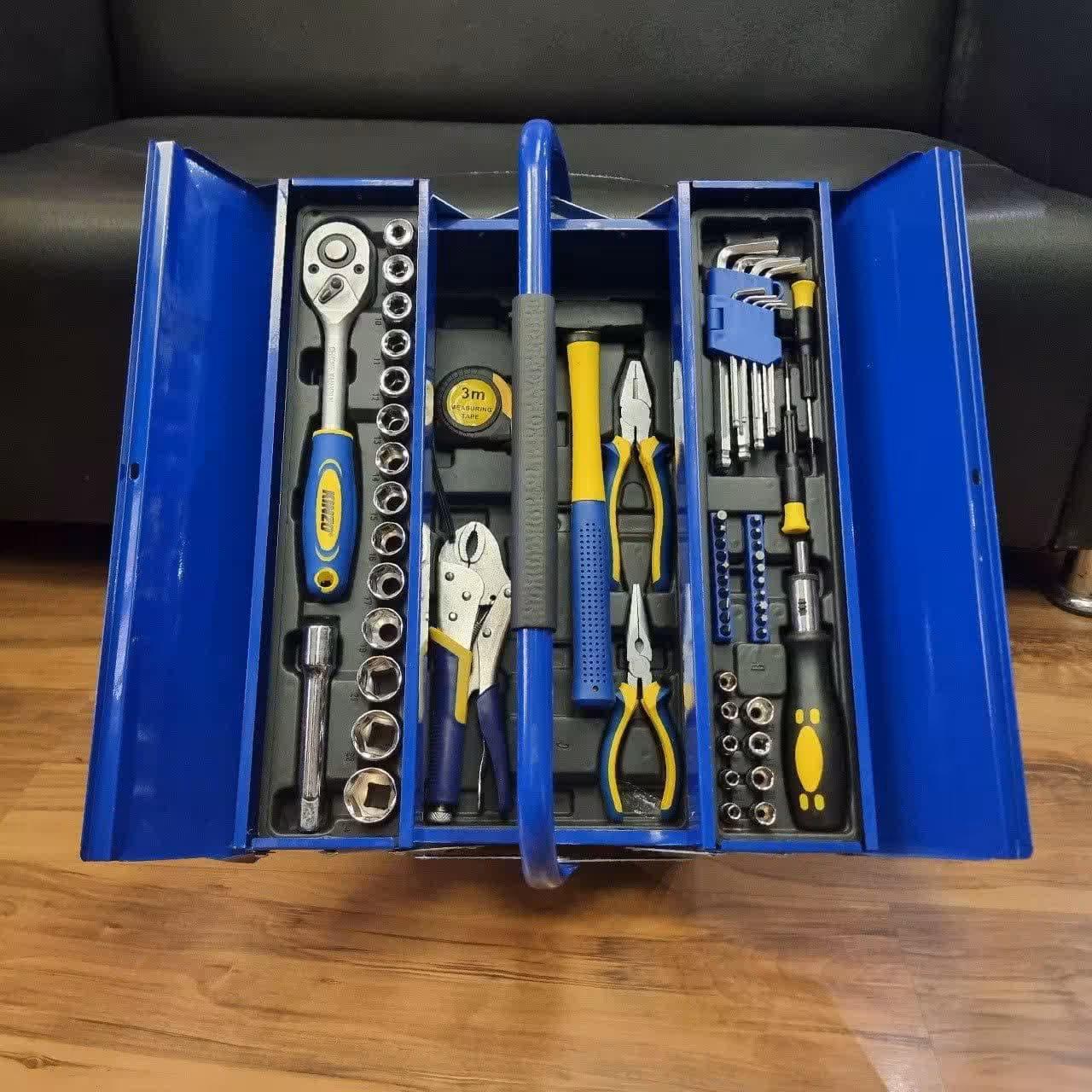 جعبه ابزار و بکس 64 عددی برند باس