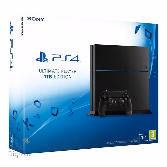 کنسول سونی مدل PlayStation 4 Ultimate Player Edition CUH-1216B ظرفیت 1 ترابایت ریجن 2 کپی خور