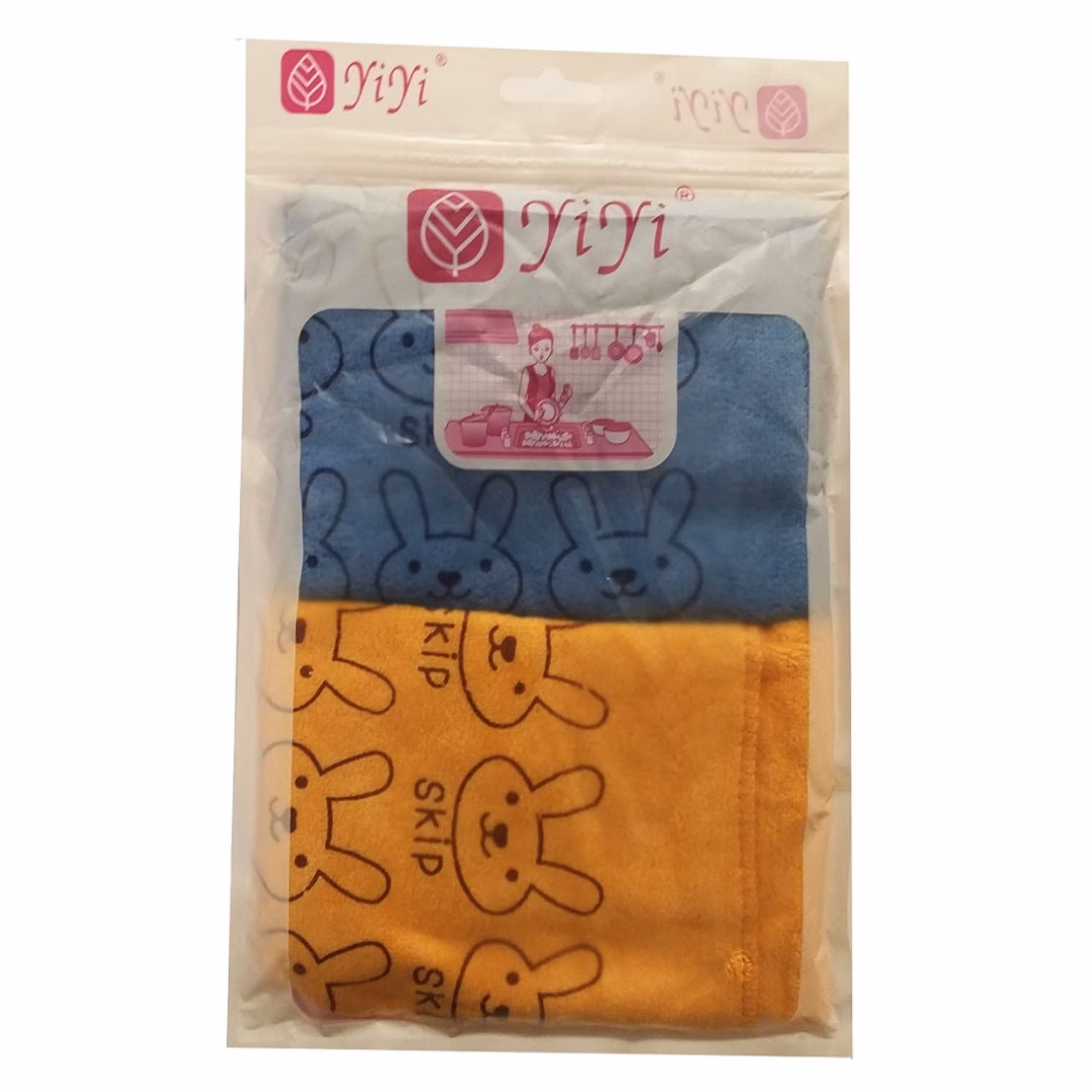 دستمال نظافت  مدل skip طرح خرگوش بسته 2 عددی