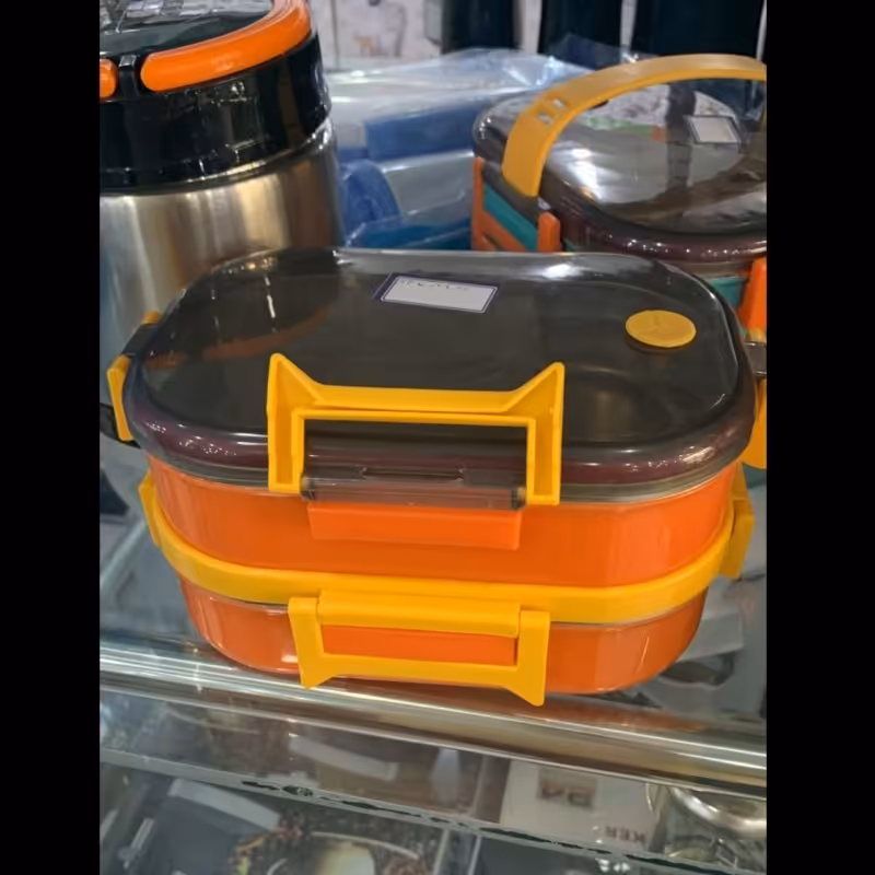 ظرف غذای جادار و شیک دو طبقه