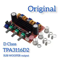 ماژول آمپلی فایر  حرفه ای (( اورجینال )) مدل TPA3116D2 کلاس D با کیفیت فوق العاده با خروجی ساب ووفر