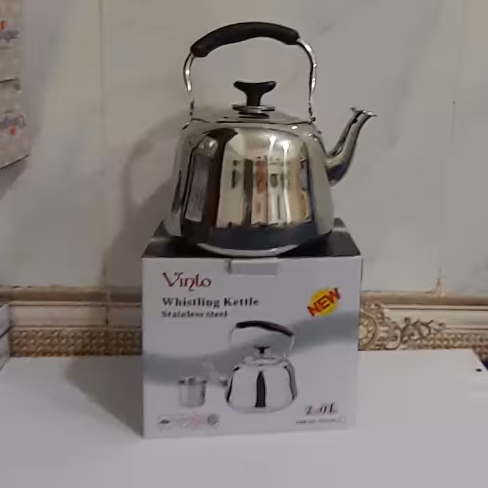 کتری استیل درجه یک  در2سایز 