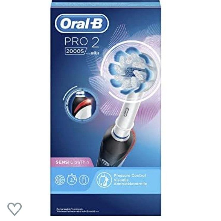 مسواک برقی اورال بی مدل2 2000s sensi ultrathin اصل آلمان تضمینی