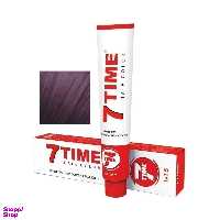رنگ مو سون تایم (7Time) شماره P4 رنگ بنفش قهوه ای تیره حجم 100 میلی‌لیتر