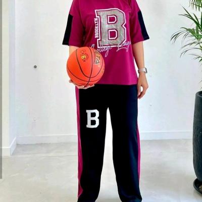ست تیشرت شلوار زنانه B