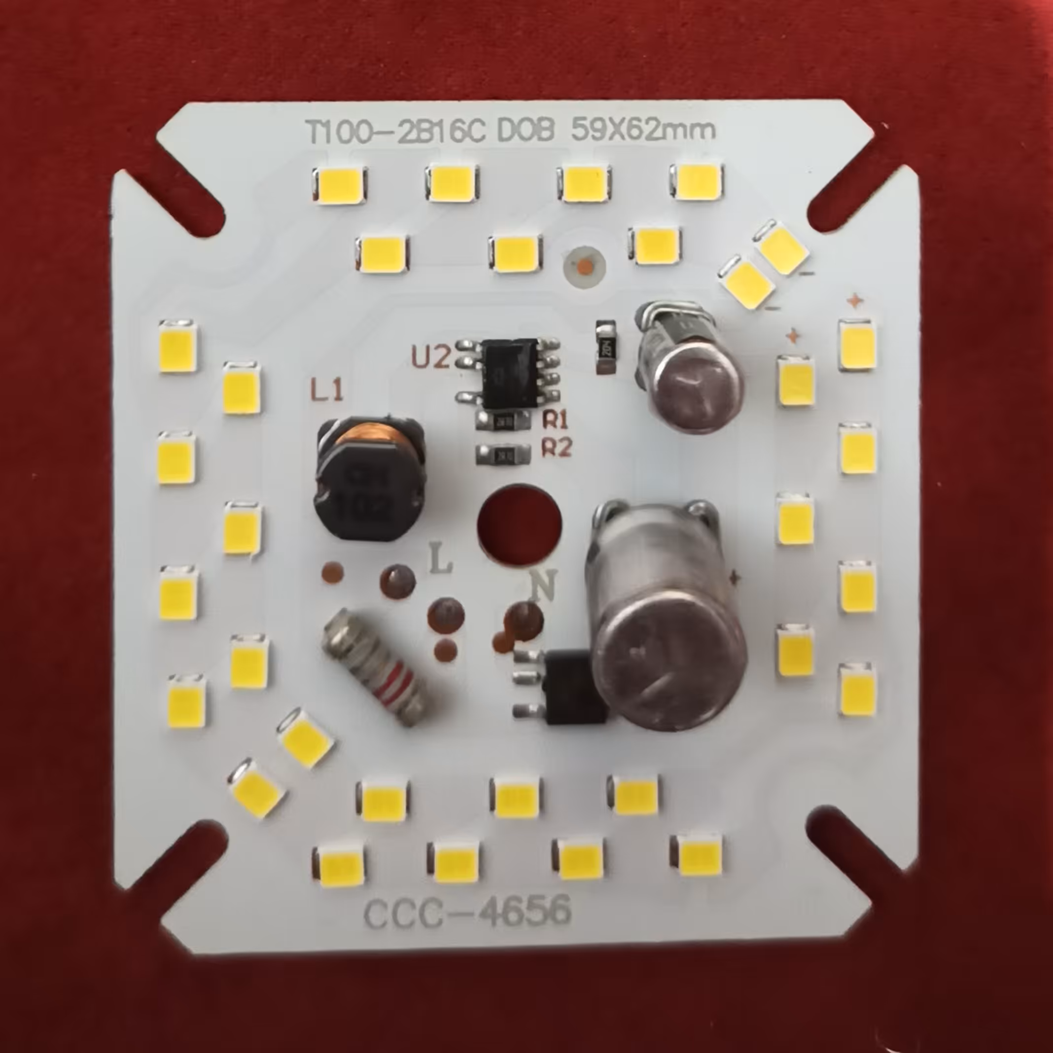 چیپ ال ای دی 30وات  220 ولت برق مستقیم   آفتابی برند ccc اورجینال  