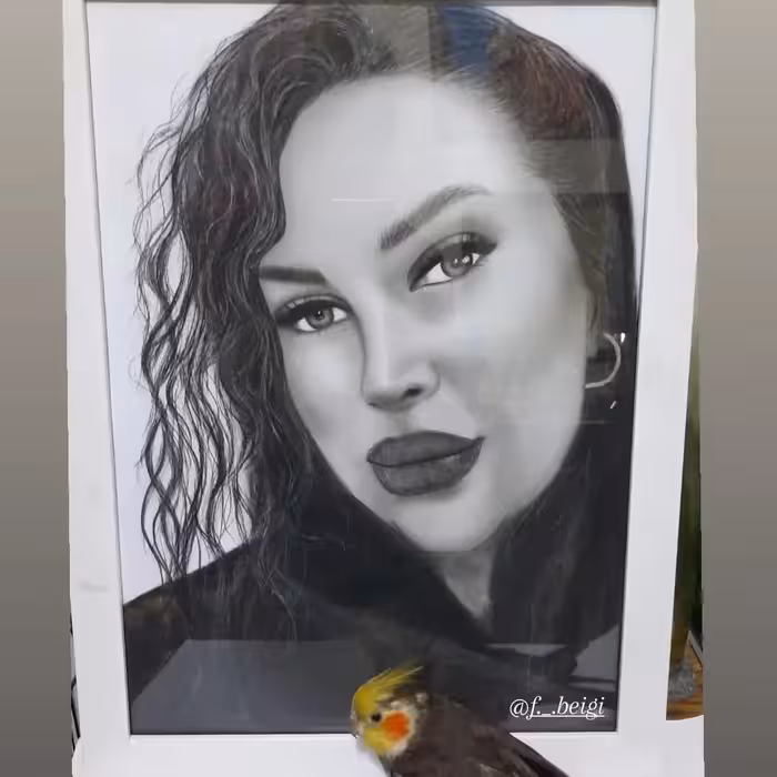 سفارش چهره سیاهقلم