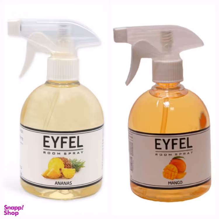 اسپری خوشبو کننده هوا ایفل مدل انبه و آناناس حجم 500 میلی لیتر مجموعه 2 عددی