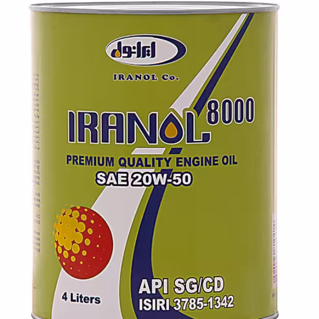 روغن موتور ایرانول 8000 فلزی