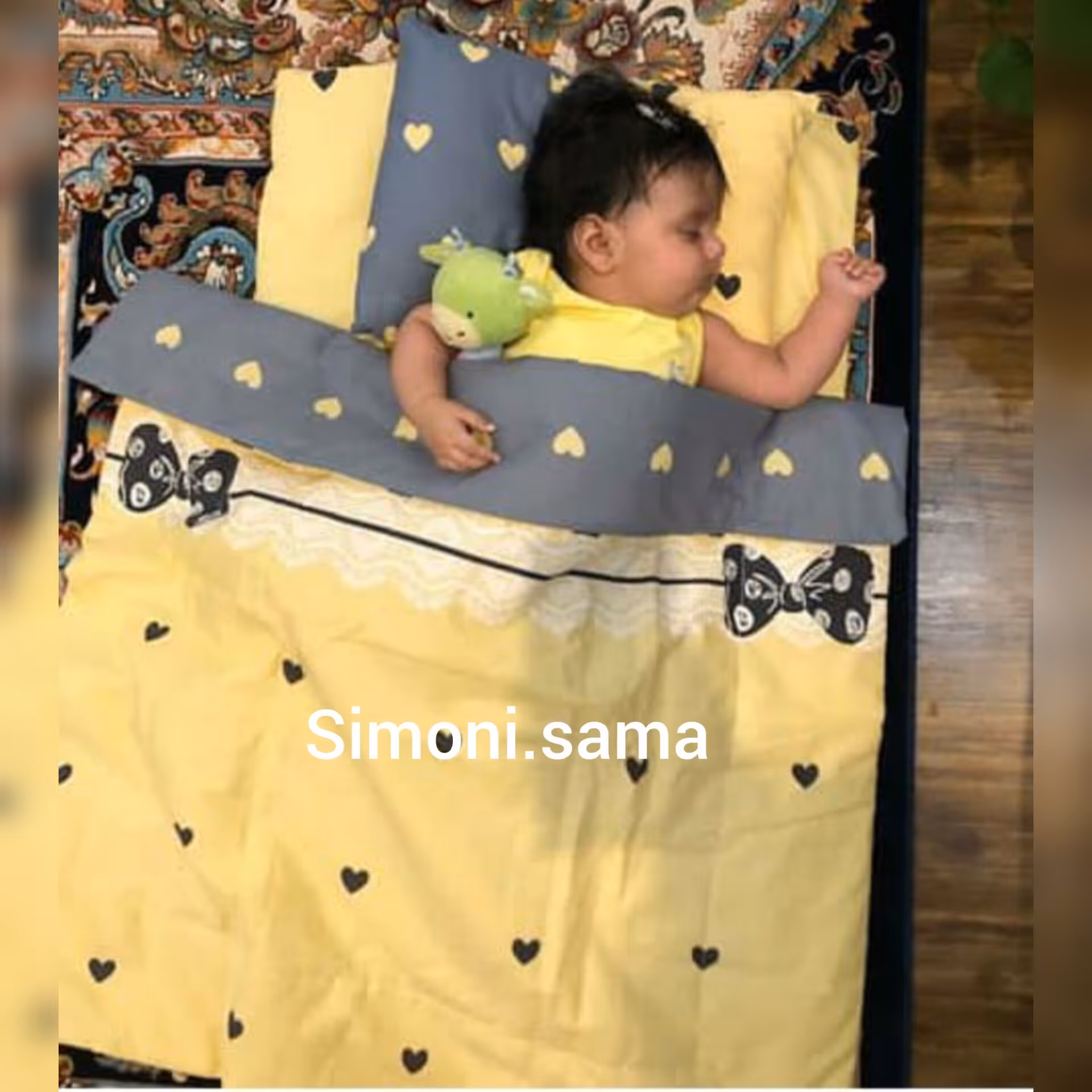 جای خواب نوزادی لحاف تشک بالش نوزاد و کودک 3تیکه تاشو مسافرتی