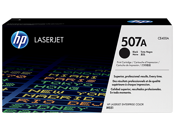 کارتریج لیزری اچ پی مدل 507A رنگ مشکی CE400A