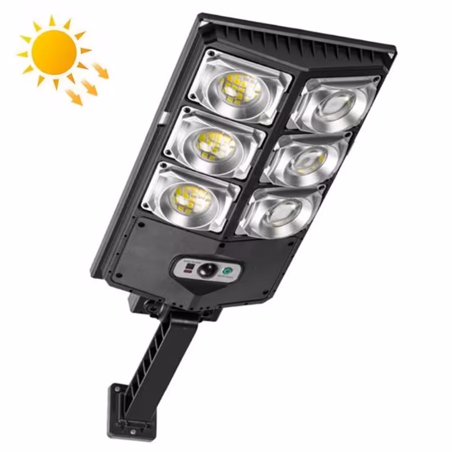 چراغ خورشیدی مدل W789A-3 مجهز به سنسور حرکتی دارای ریموت