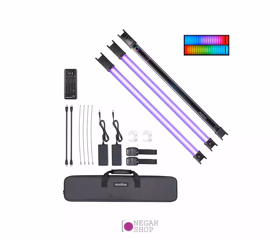 کیت باتوم لایت دوتایی RGB گودکس Godox TL60 Tube Light