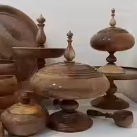 سرویس پذیرایی چوبی جنس چوب گردو