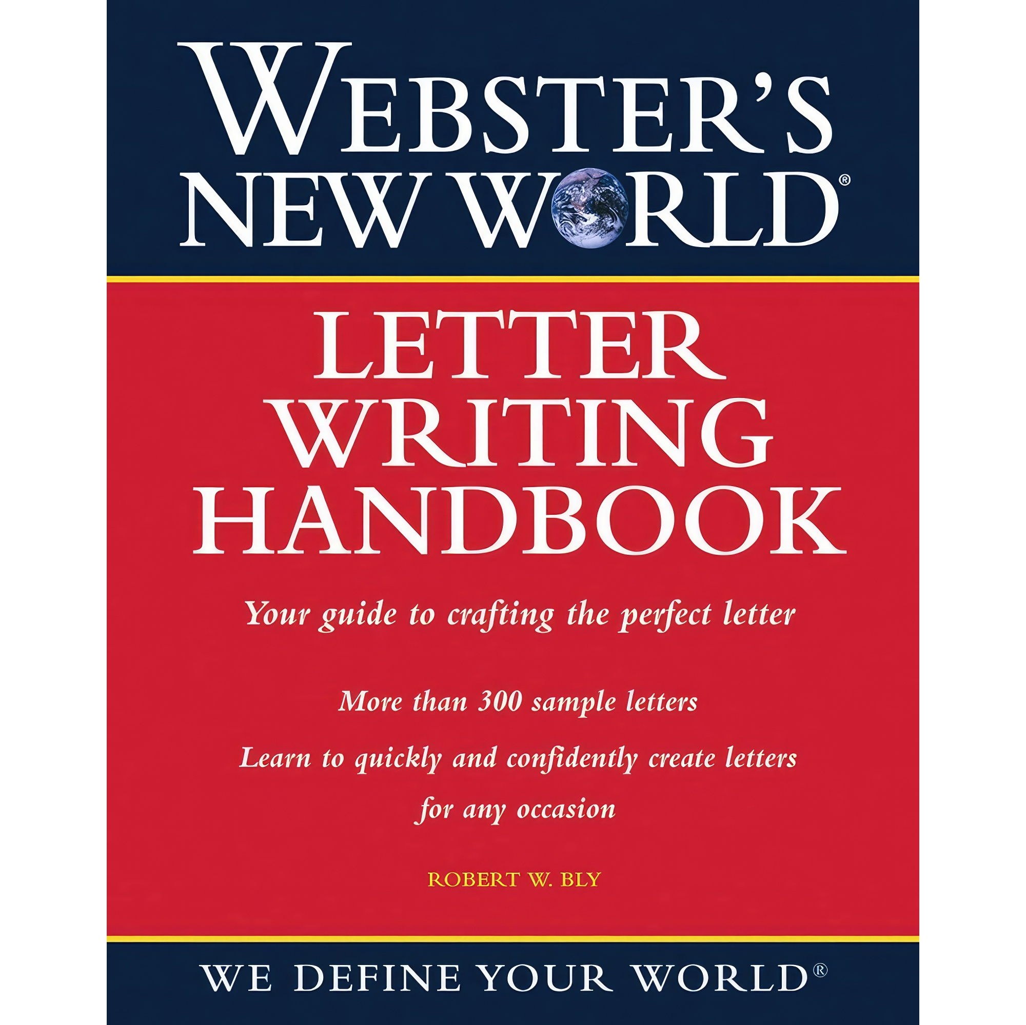 کتاب زبان اصلی Websters New World Letter Writing Handbook اثر Robert W Bly