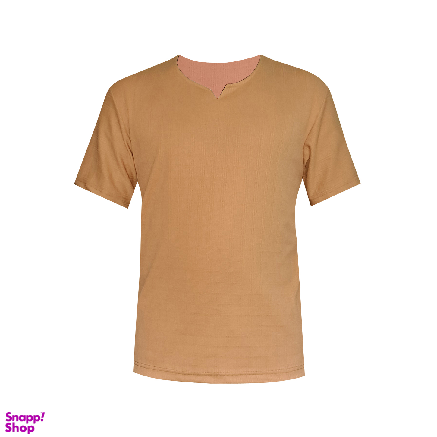 تیشرت مردانه کد T-KER رنگ کرم تیره