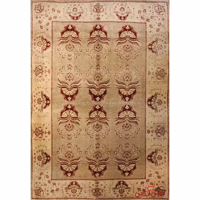 فرش دستباف کردستان نقره ای کد 107793