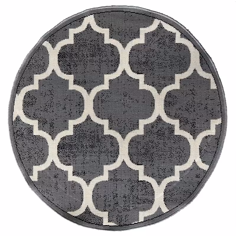 گلیم   ماشینی (1-1) رنگ نقره ای  طرح فرهاد