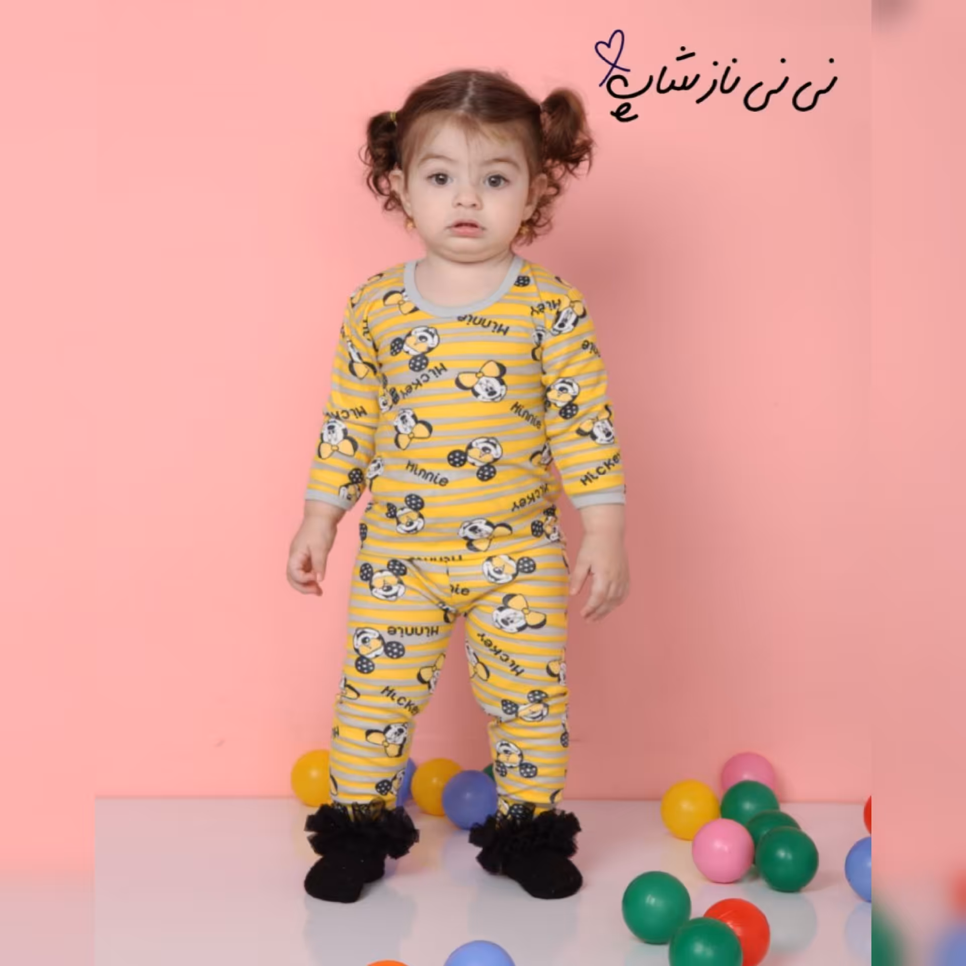 بلوز شلوار نقلی بچگانه