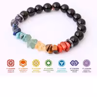 دستبند 7 سنگ انرژی دستبند هفت سنگ پاکسازی بدن دستبند انرژی دستبند پاکسازی دستبند سنگ چیپسی اصل دستبند سنگی اصل