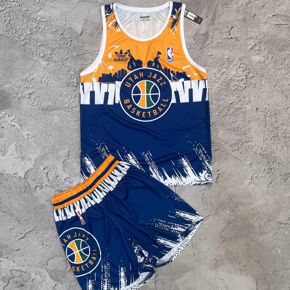 ست بسکتبالی  یوتا سابلی جنس درجه یک  فروشگاه لباس ولوازم ورزشی وبدنسازی کاراکو اسپرت 