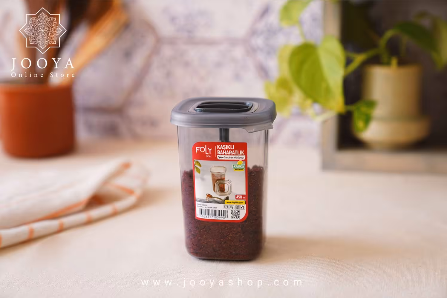 جا ادویه قاشق دار فولی لایف کد BNM-5990