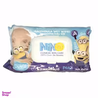 دستمال مرطوب نینو (Nino) مدل Calendula مناسب پوست حساس بسته 70 عددی