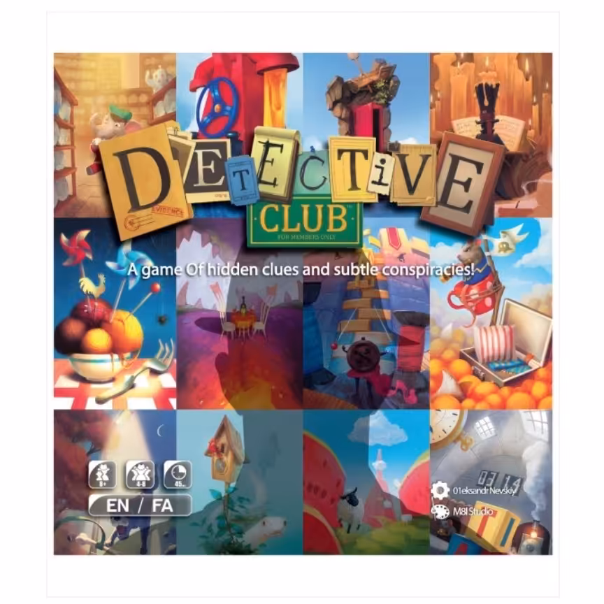 بازی ایرانی باشگاه کاراگاهان (DETECTIVE CLUB)