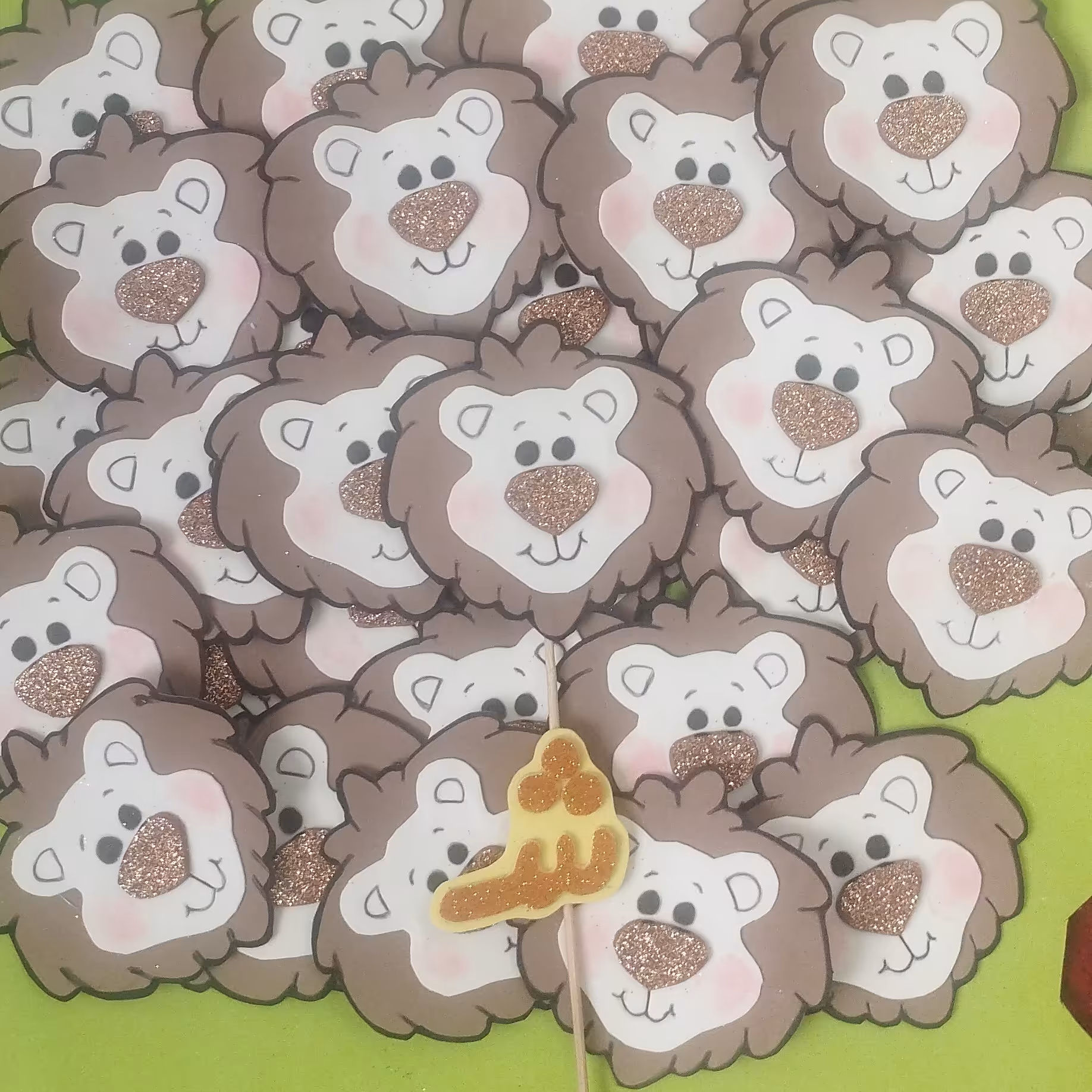 گیفت تاپر کاردستی حرف ش مثل شیر آموزش حروف الفبا فارسی فومیقیمت برای یک عدد هست