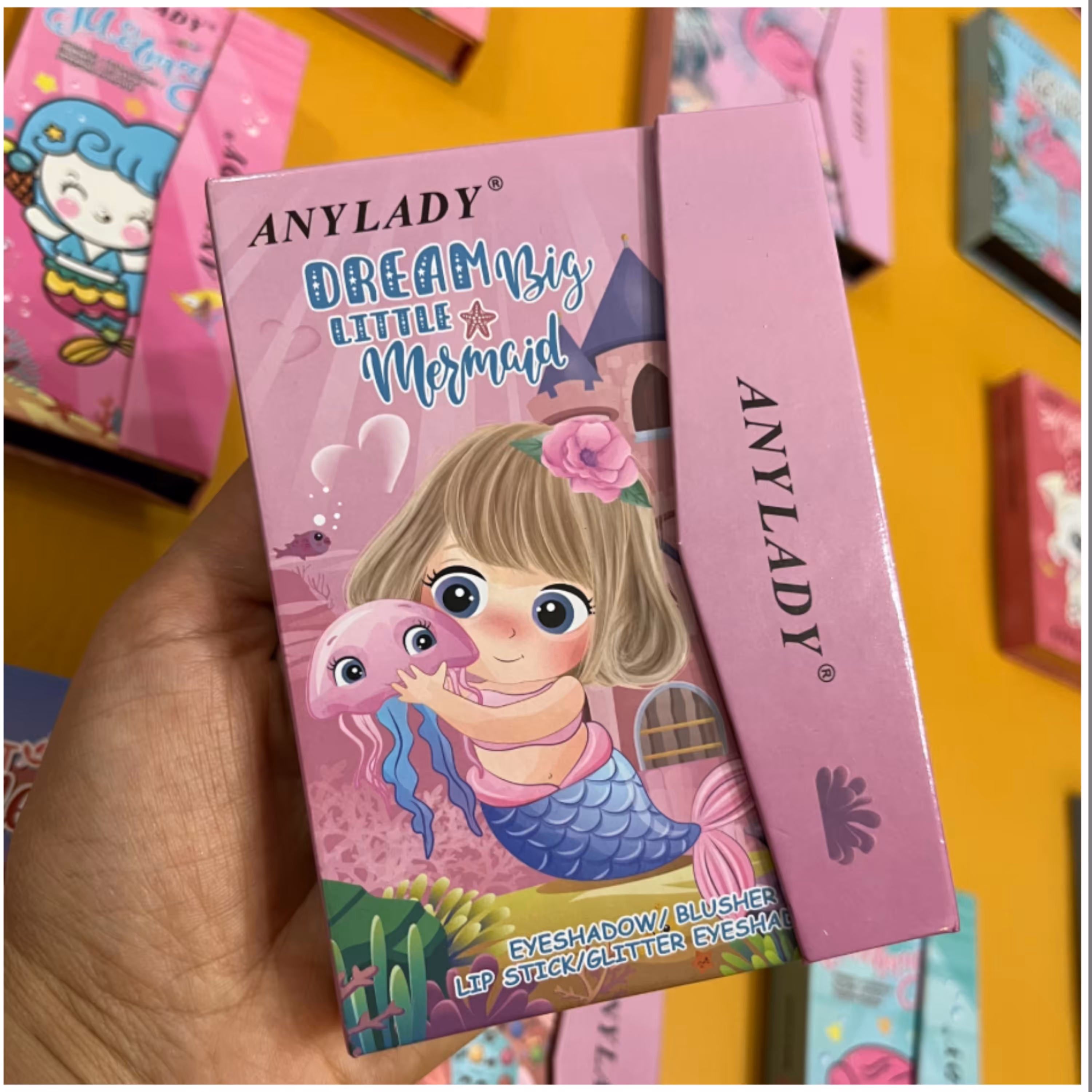 پالت سایه چند کاره  انیلیدی پری دریایی صورتی