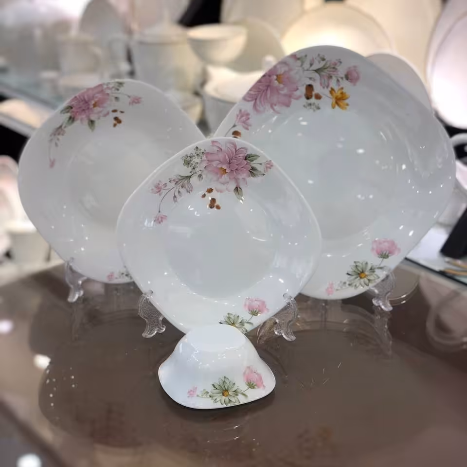 سرویس ارکوپال 26 پارچه مدل نسترن صورتی