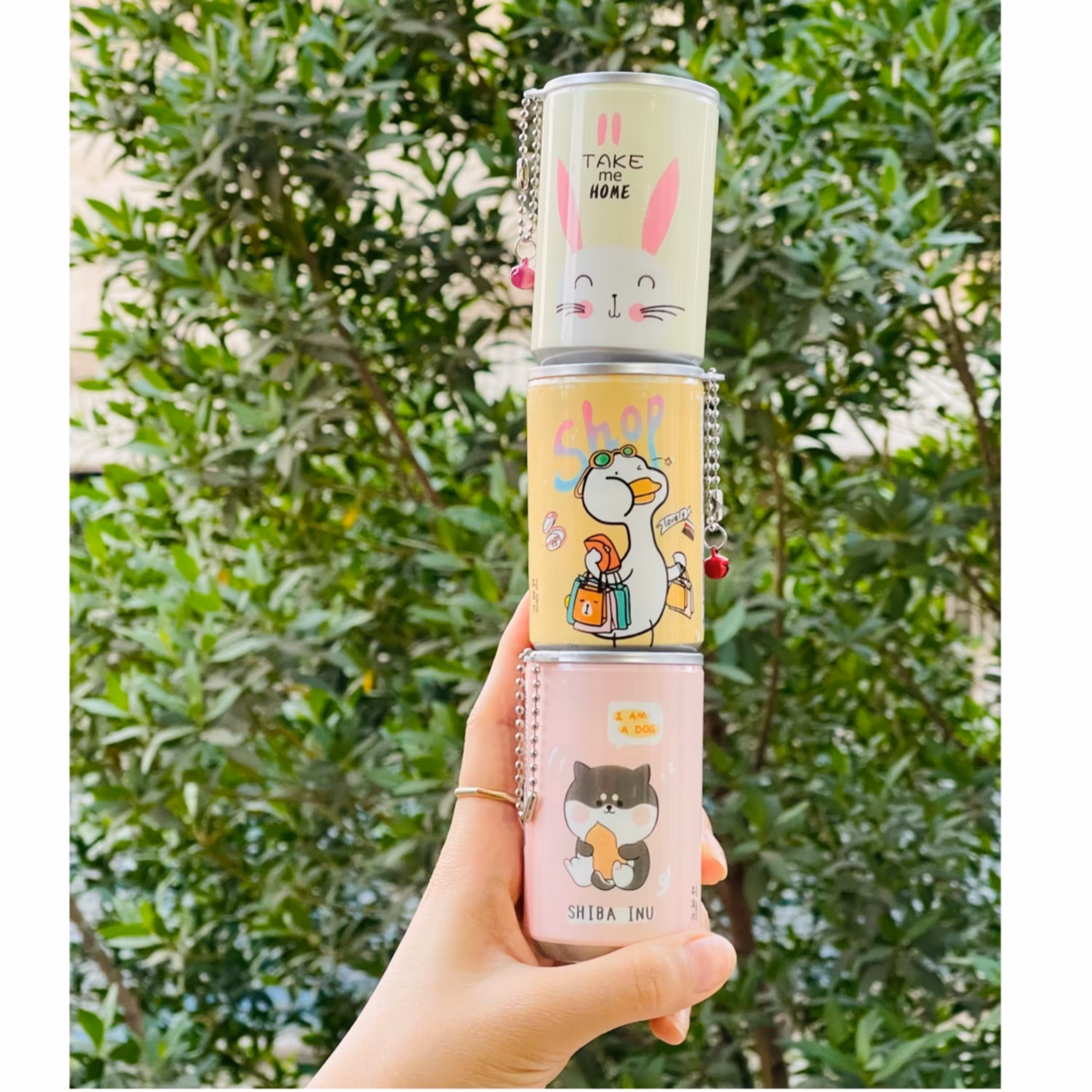 دستمال مرطوب قوطی فانتزی پک 3عددی