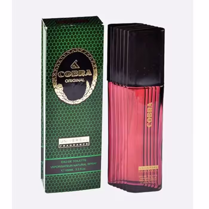 ادکلن کبری cobra پرفیوم 100 میل اسپورت رایحه قدیمی عطر کبری Cobra ادوتویلت کبرا  اودکلن کوبرا COBRA کادو مرد و زن