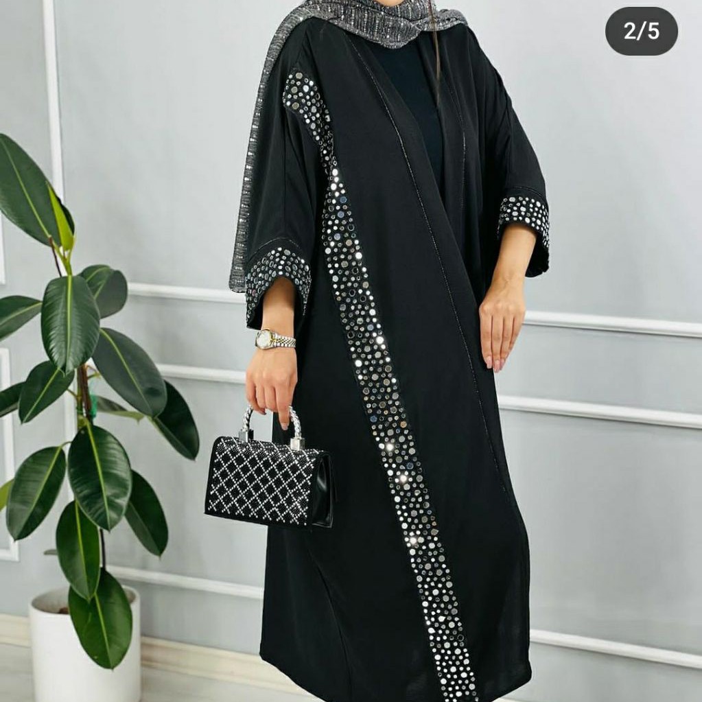 مانتو ایینه کاری شیک وخاص بسیار خوش دوخت و تمیز قد بلند قواره دار